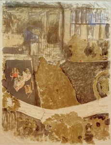 The Garden in Front of the Studio by Edouard Vuillard